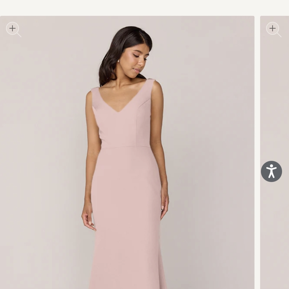 Revelry Pink Sheath Maxi Dress for Weddings